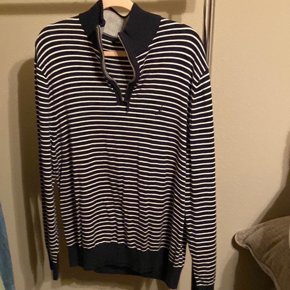 Vintage Nautica 3/4 zip sweater